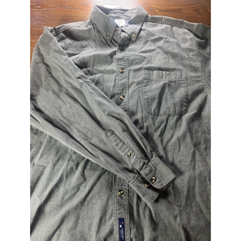 Disney Cast Member Exclusive Button Down Collared Long Sleeve Shirt Size Large